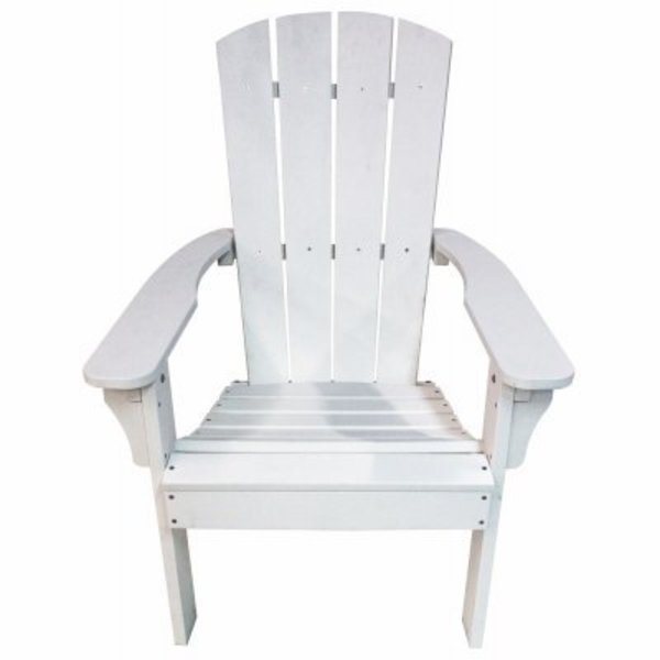 United General Supply White Poly Adiron Chair TX94024